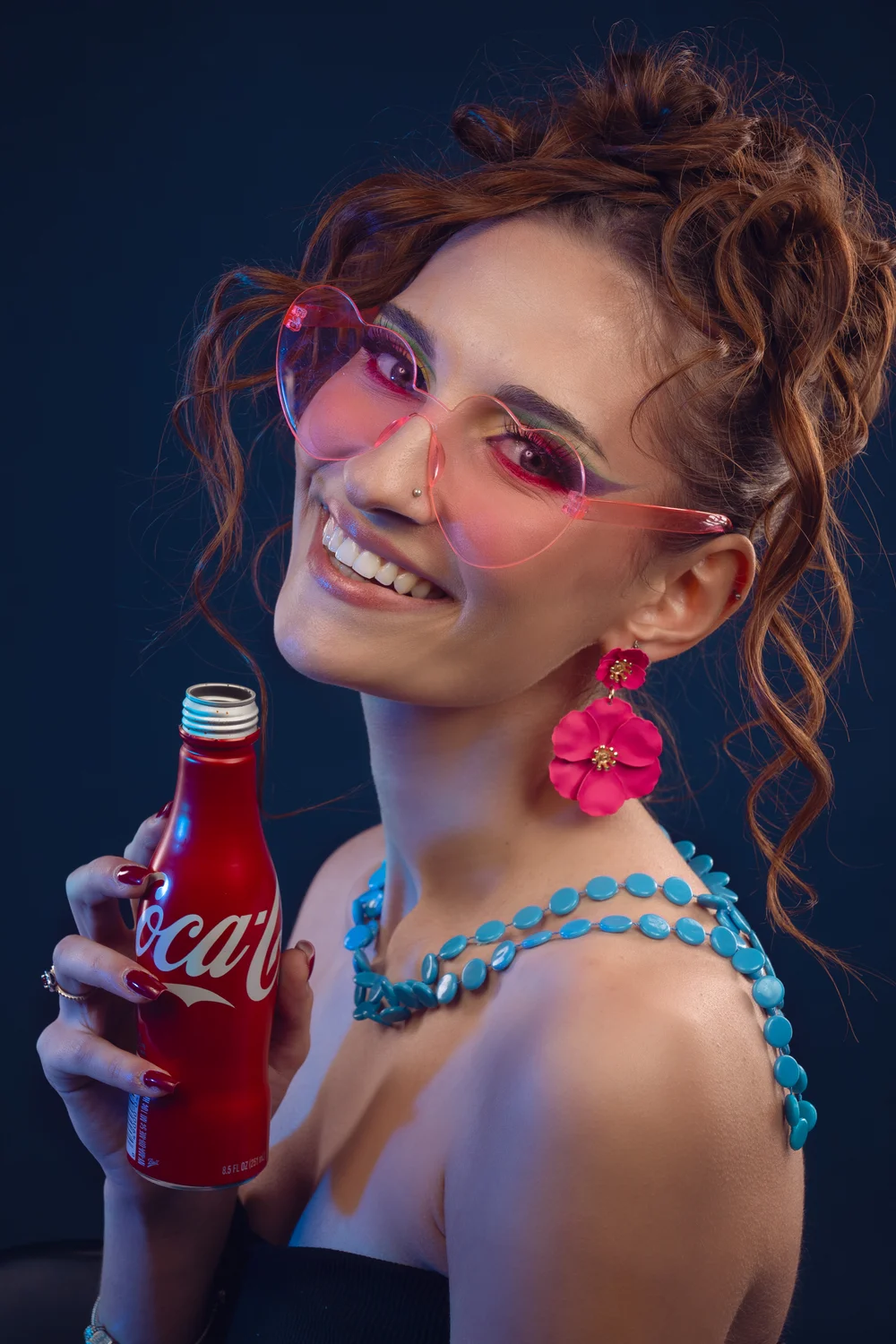Portret z indywidualnej pracy 1:1 przed obiektywem