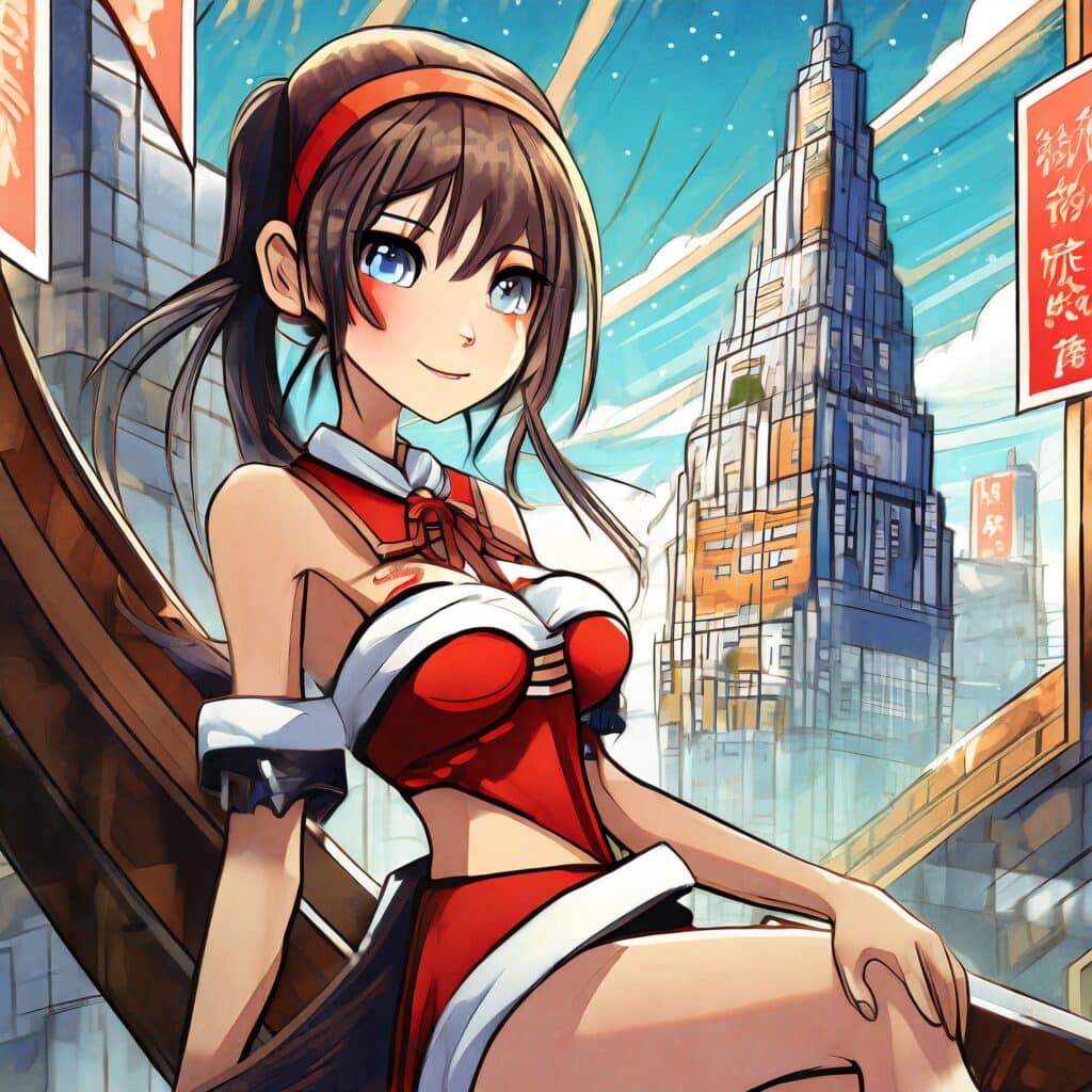 Firefly Illustration for an article in which I list the names of the best modeling agencies. Anime 2 1