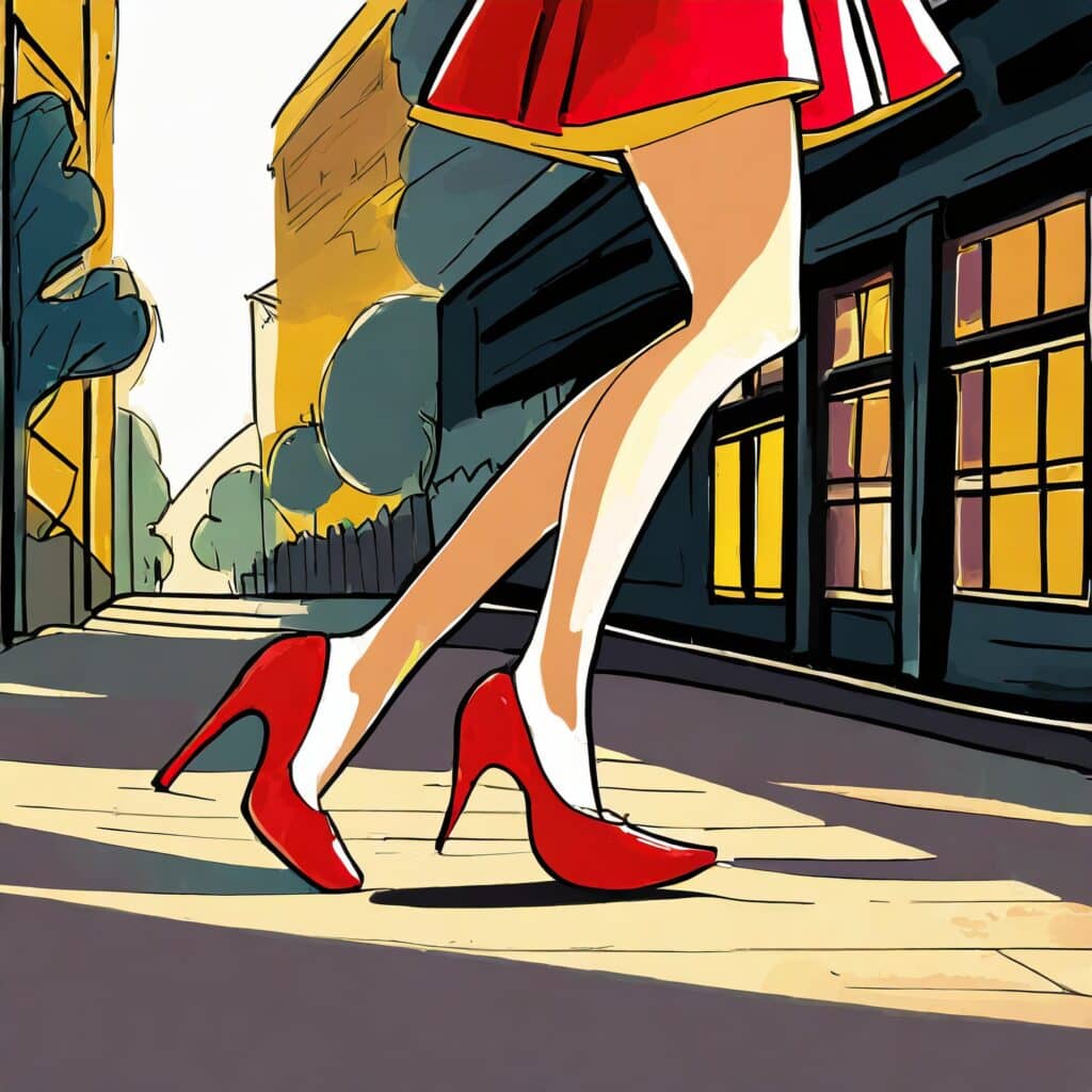 Firefly Walking in Heels Walk slowly 84341