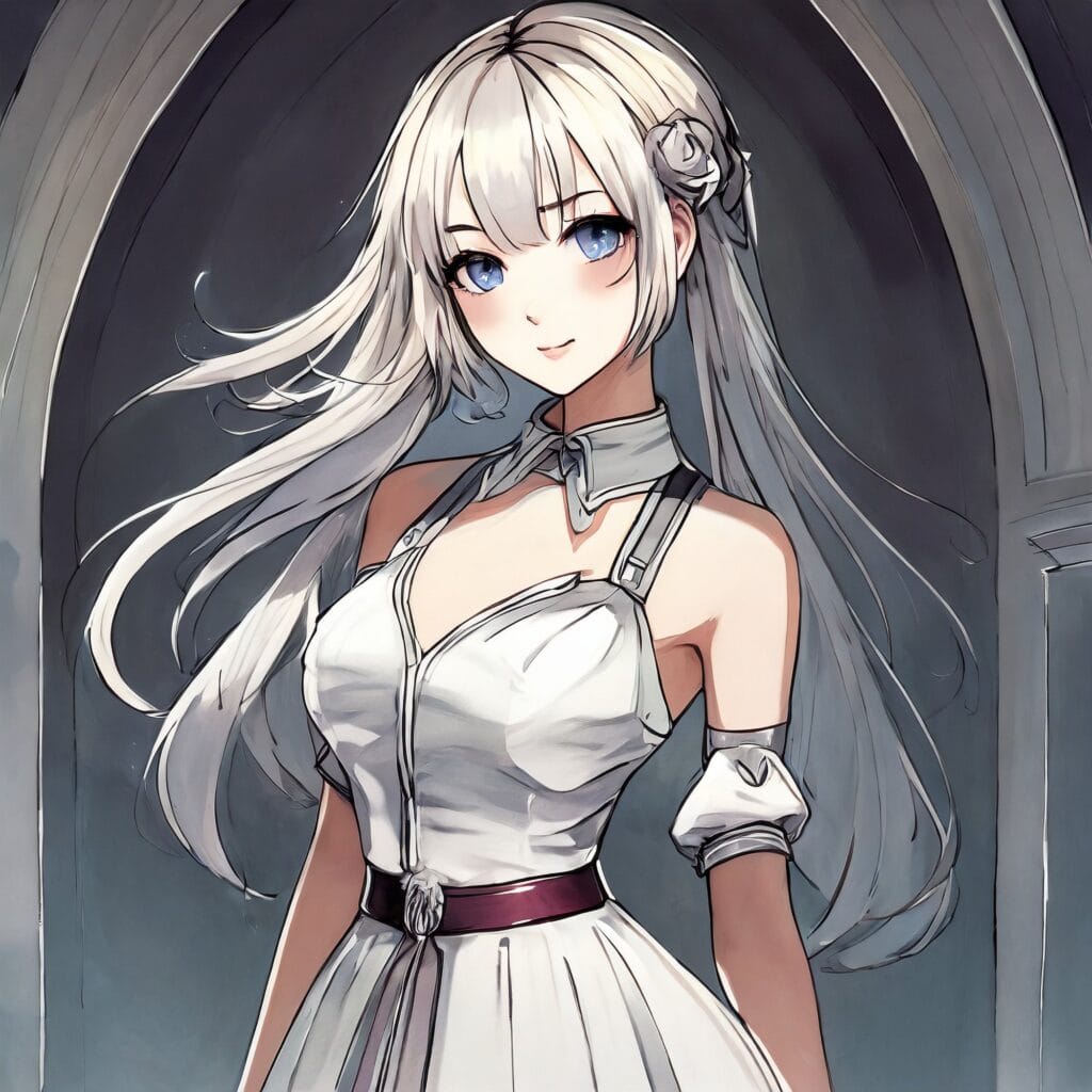 Firefly female model posing for the photo in studio. Full body. Anime 16502