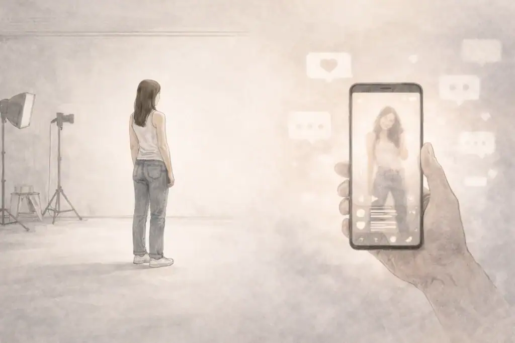 Modelka a Instagram – dlaczego to nie ta sama droga