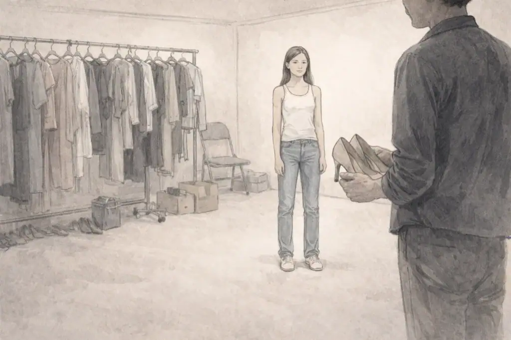 rozmiar szpilek i obuwia w modelingu na pokazach mody