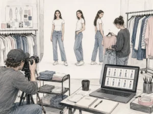 Sesja e-commerce w modelingu. Jak wygląda praca modelki na planie?