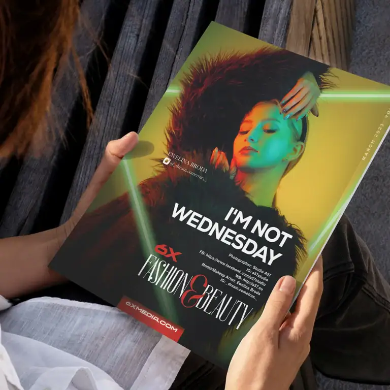 Tylna okładka Fashion & Beauty z Eweliną