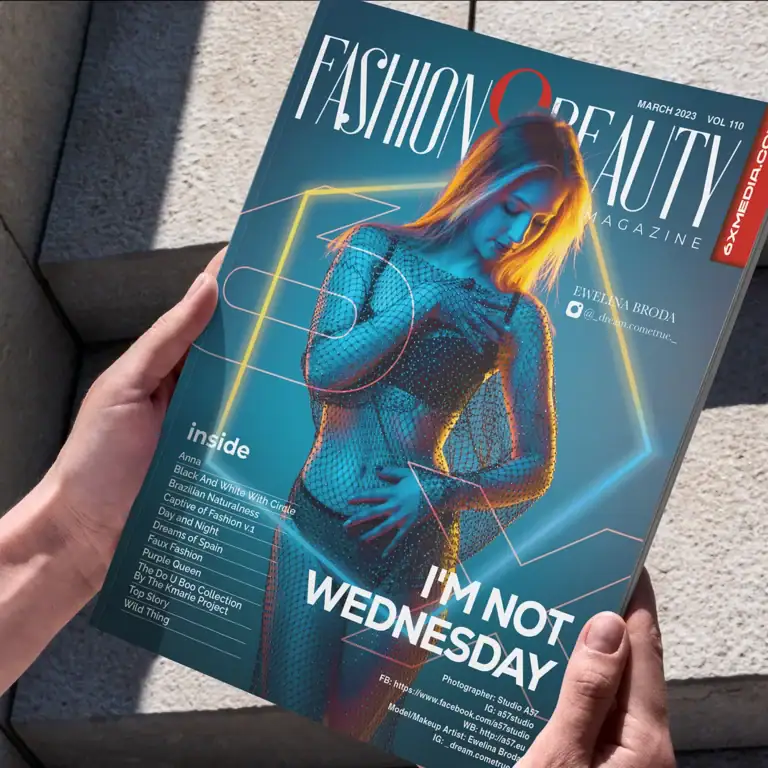Okładka magazynu Fashion & Beauty z Eweliną Brodą