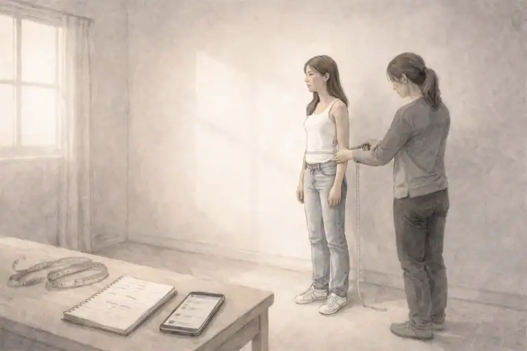 wymiary modelki do agencji pomiary