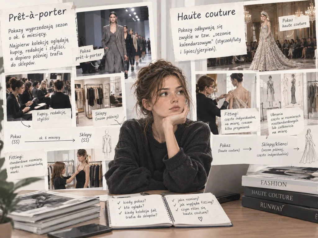 Infografika mody_ prêt-à-porter i haute couture