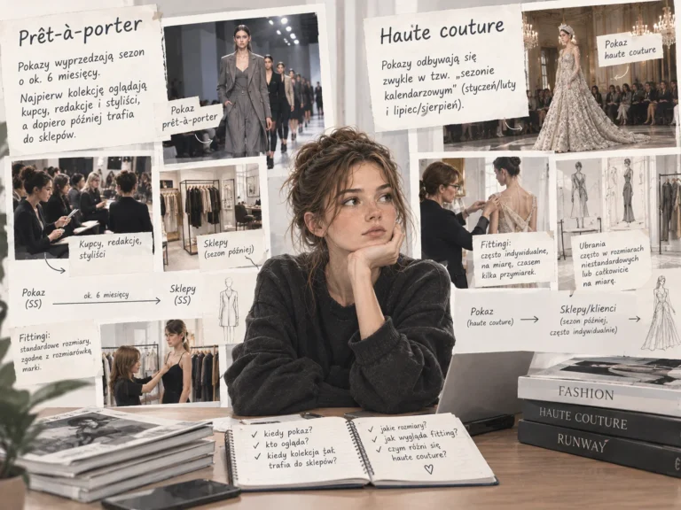 Infografika mody_ prêt-à-porter i haute couture